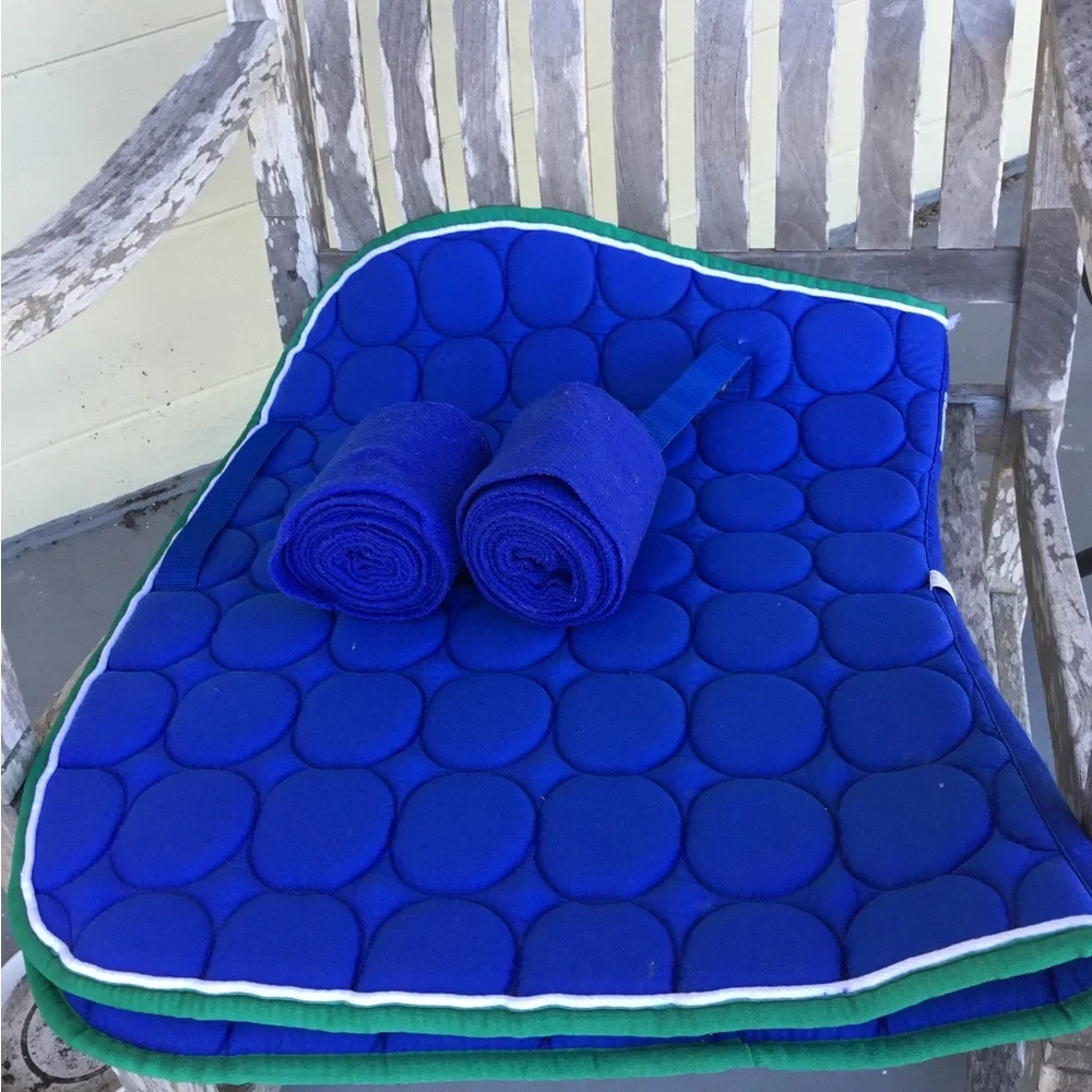 Roma Saddle pad and polo wraps - Picture 2 of 4